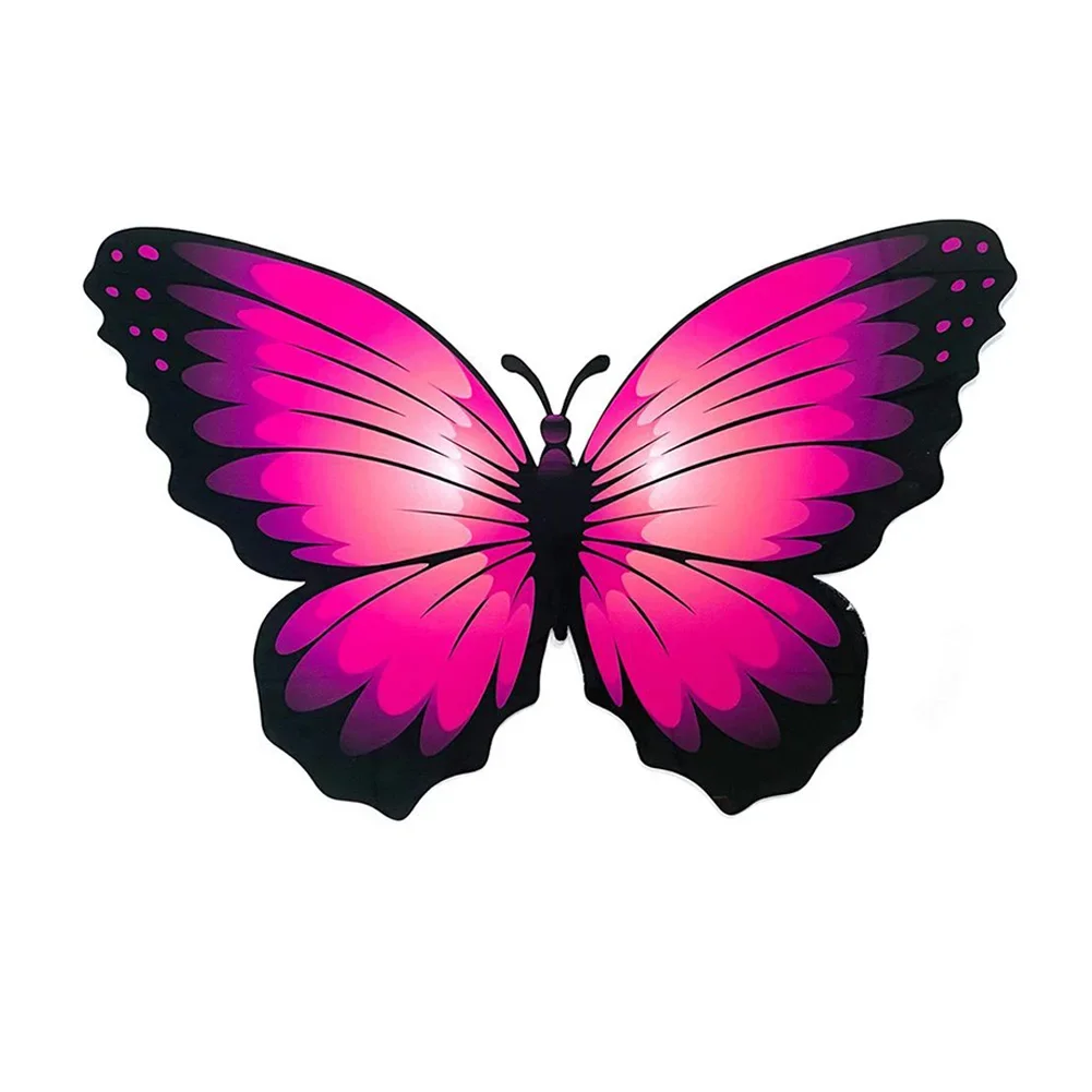 Stickers Butterfly Wall Sticker PVC 1pc 26*40cm Big Size High Quality Purple For Living Room Bathrooms Decoration