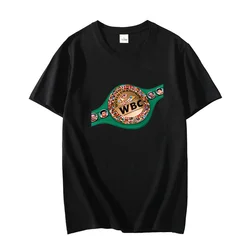 メンズコットンTシャツ,夏服,世界wbc canelo alvarz,特大グラフィック