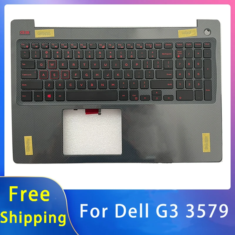 

New Original For Dell G3 3579 Replacemen Laptop Accessories Palmrest And Keyboard With / Without Backlight 05D9YJ Red