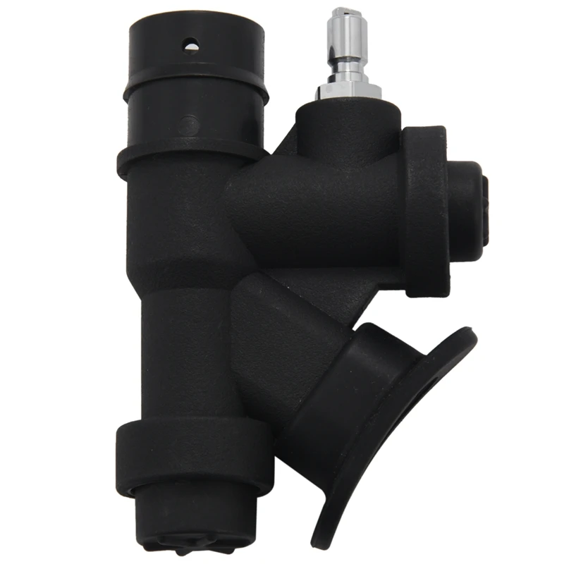 Scuba Diving Universal Bcd Power Inflator With 45 Degree Angled Mouthpiece For Standard 1 Inch Hose K-Shaped Valve Relief Valve