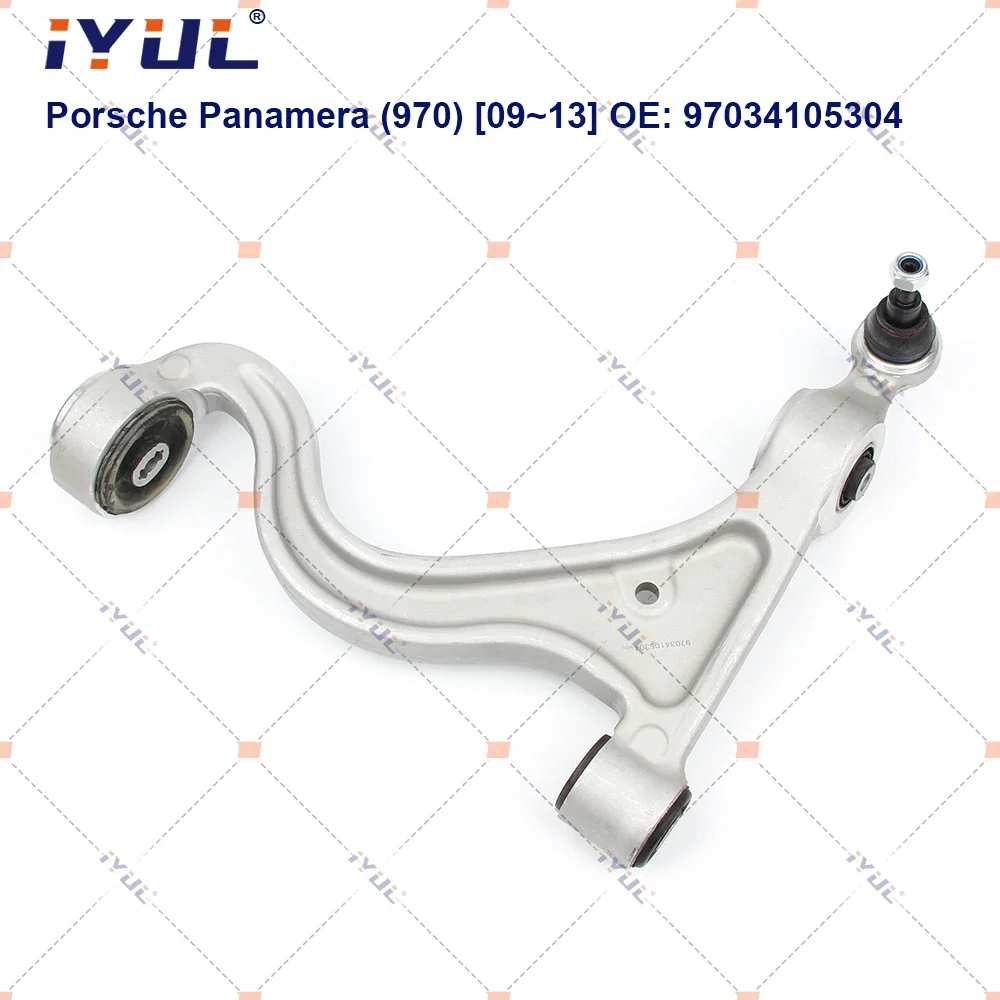 IYUL A Pair Front Lower Suspension Control Arm Triangle For Porsche Panamera 970 3.0 D 4.8 4S 4.8 Turbo 2009~2013 97034105304