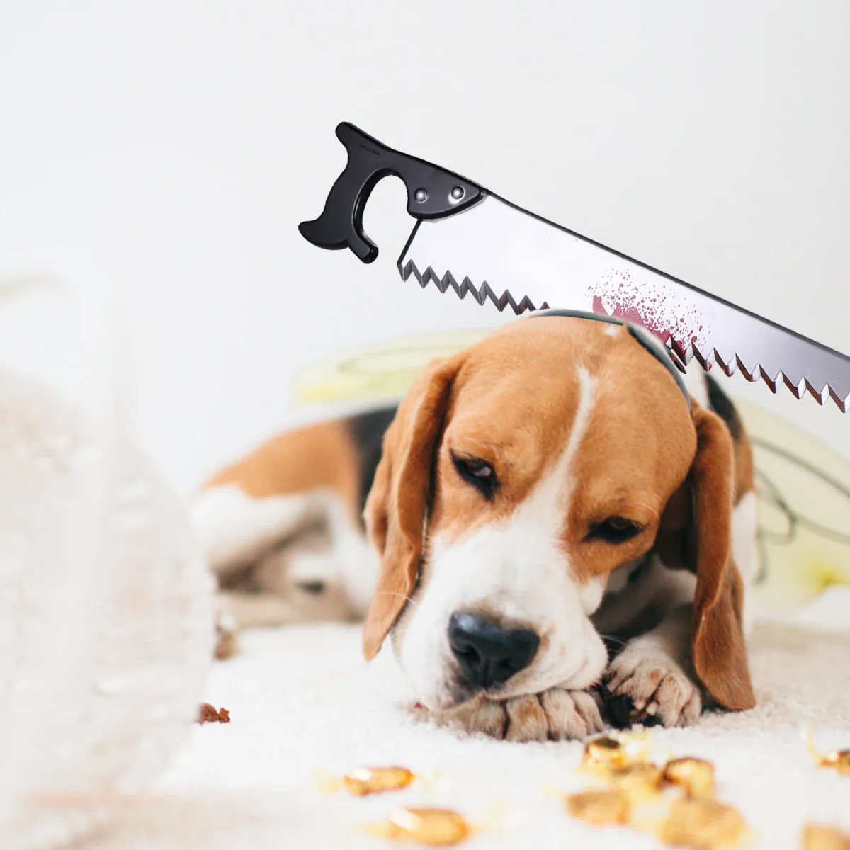 

Pet Halloween Headgear Bleeding Headband Size S Comfortable Soft Cosplay Party Props for Dog Puppy Pet Headgear