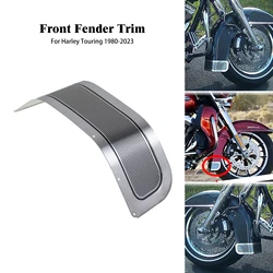 Motorcycle Aluminum Front Fender Trim Skirt Protector Cover For Harley Road King Electra Glide Street Glide Road Glide 1980-2023