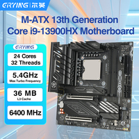 ERYING DIY Gaming Computer Motherboard CPU Combo Interposer Kit i9 13900HX Procesador 24C32T NVME M2 DDR5 5600Mhz RAM placa mae