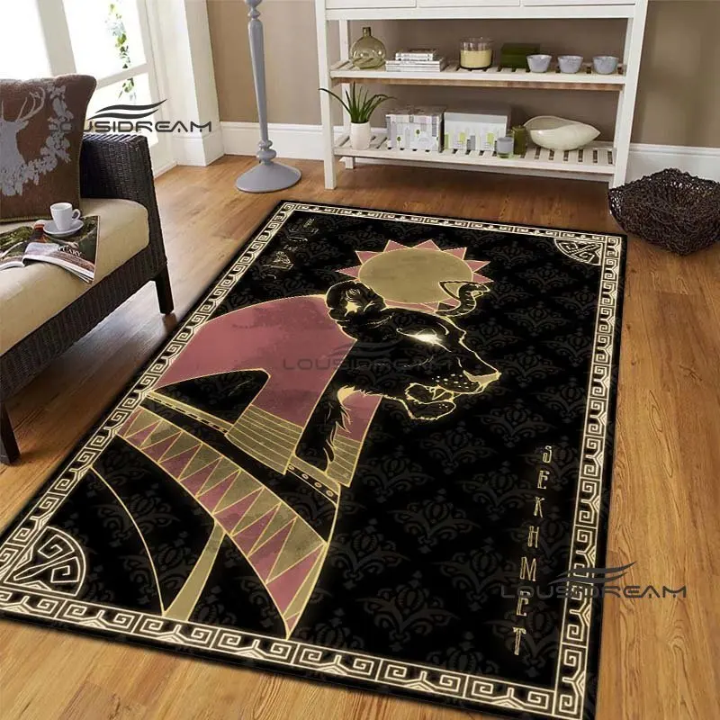 Ancient Egypt Art Carpets and Rug Anubis Myth Carpet Floor Mat Living Room Bedroom Decorate Large Area Soft Carpet Kids Room