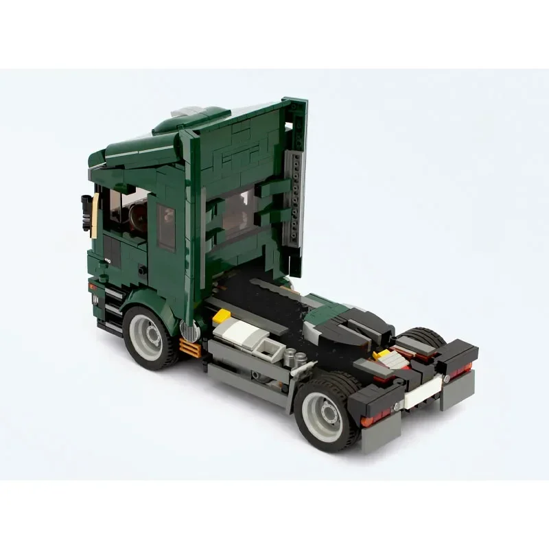 

MOC-30645 городской грузовой транспорт, маленький грузовик, строительный блок, модель 888 деталей, головоломка для мальчиков, детские строительные блоки на день рождения, игрушка в подарок