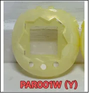 Parti di ricambio Tamagotchi Paradise - Serie gialla (guscio anteriore, guscio posteriore, pulsanti)