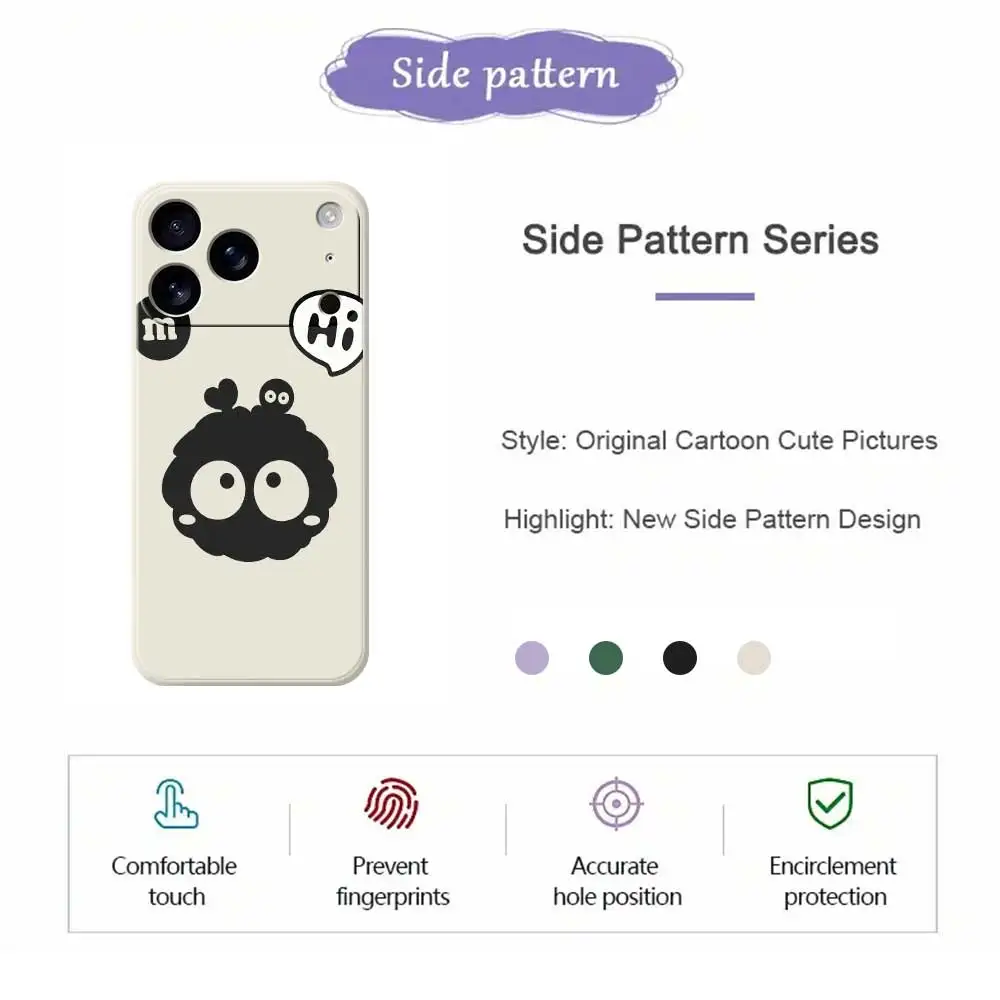 حافظة لهاتف آيفون 17 برو ماكس 17 Air 16 15 14 13 12 11 Pro Max XS Max 7 8 Plus 16e 16 15 Plus غطاء من البولي يوريثان الحراري Coque