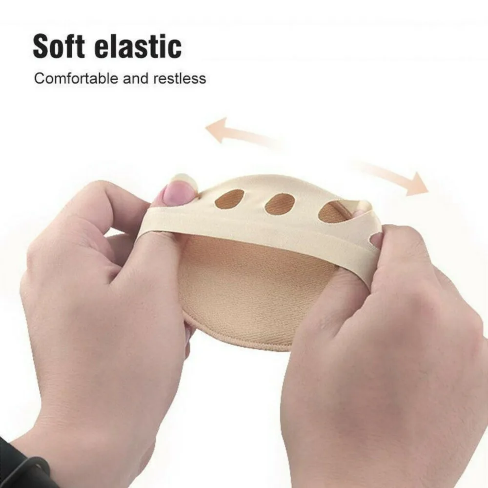 New Cotton Foot Care Insoles Half Invisible Socks Relief The Pain Half Insoles Pads Flexible Metatarsal Toe Support Pad