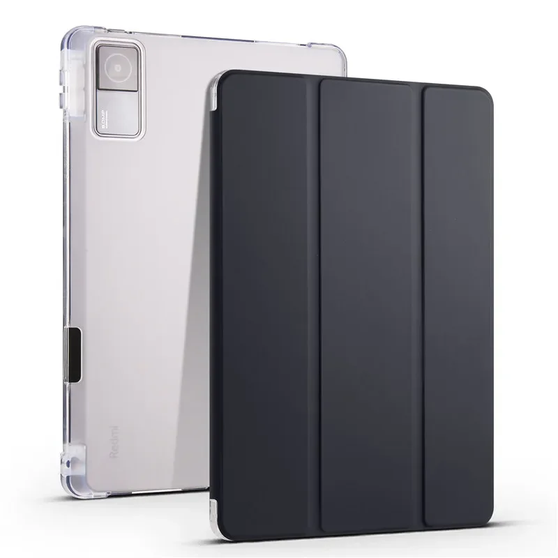 For Redmi Pad SE 2023 Case Silicone Back Soft Shell For Funda Xiaomi Redmi Pad SE 11'' Cover with Pencil Holder Tablet Case
