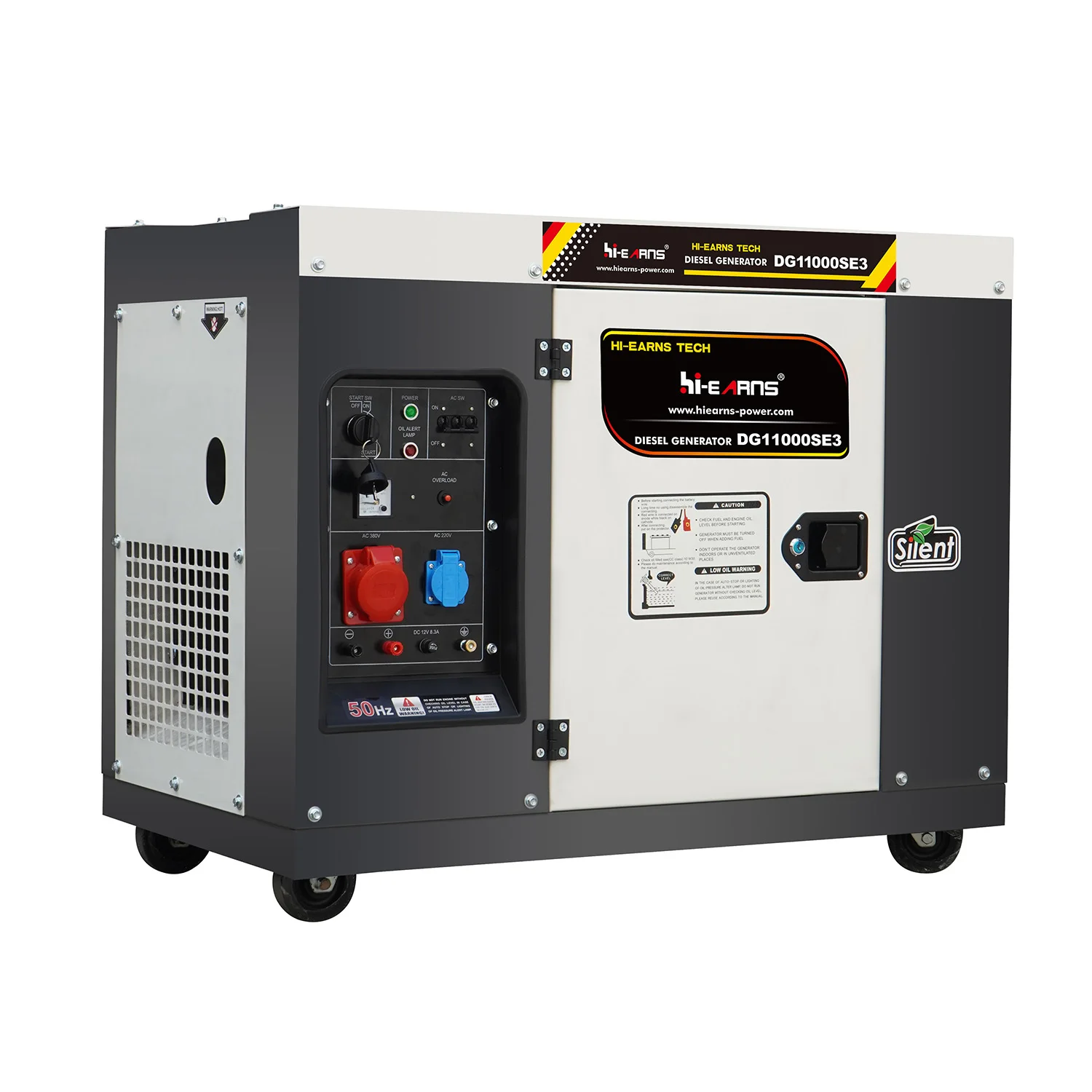 Hi-earns 8kw diesel generator  three phase for home use 10kw