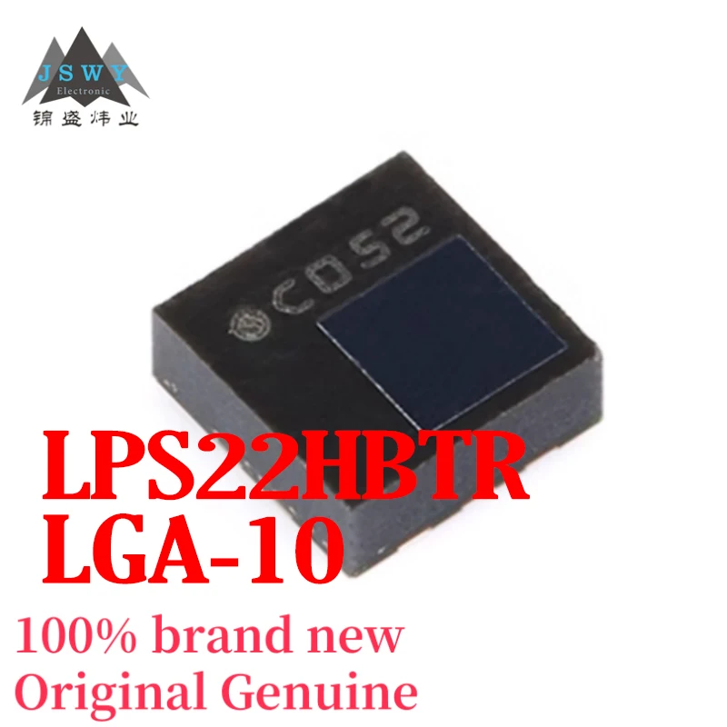 

(5/50pcs) LPS22HBTR LPS22 HLGA-10L MEMS Nano Pressure Sensor Digital Output Barometer Original Genuine Free Shipping
