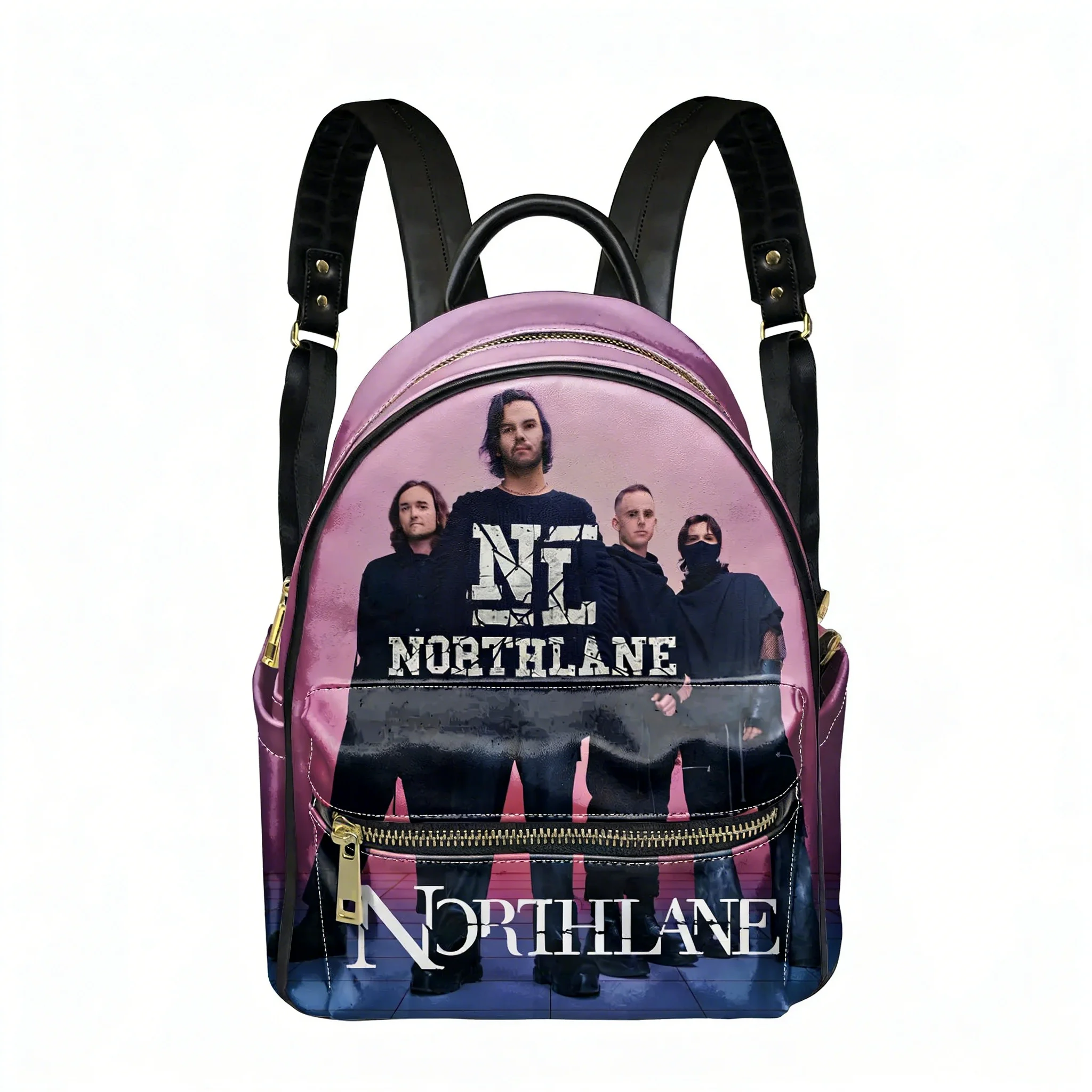 

Northlane Metal band Backpack Womens Men Personalized Double Shoulder Bag Business Travel Bookbag Rucksack Gift Daypack
