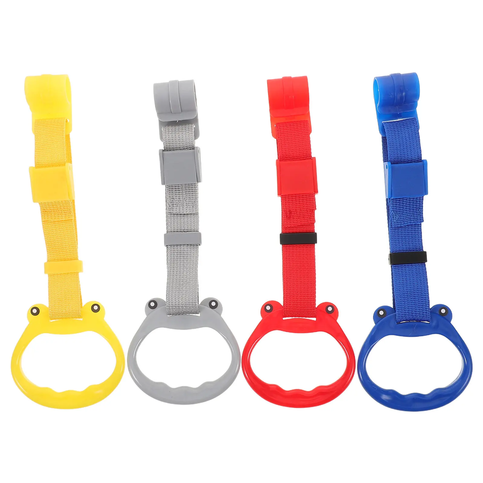 4Pcs Adjustable Walking Assistance Rings Pull Up Handles for Playpen Stand Support Walking Practice