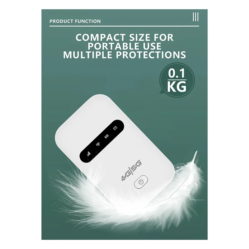 JABS-4G LTE Mobile Wifi Router 150Mbps Hotspot แบบพกพาพร้อมซิมการ์ดสล็อตโมเด็มอินเทอร์เน็ตไร้สายสําหรับรถท่องเที่ยว