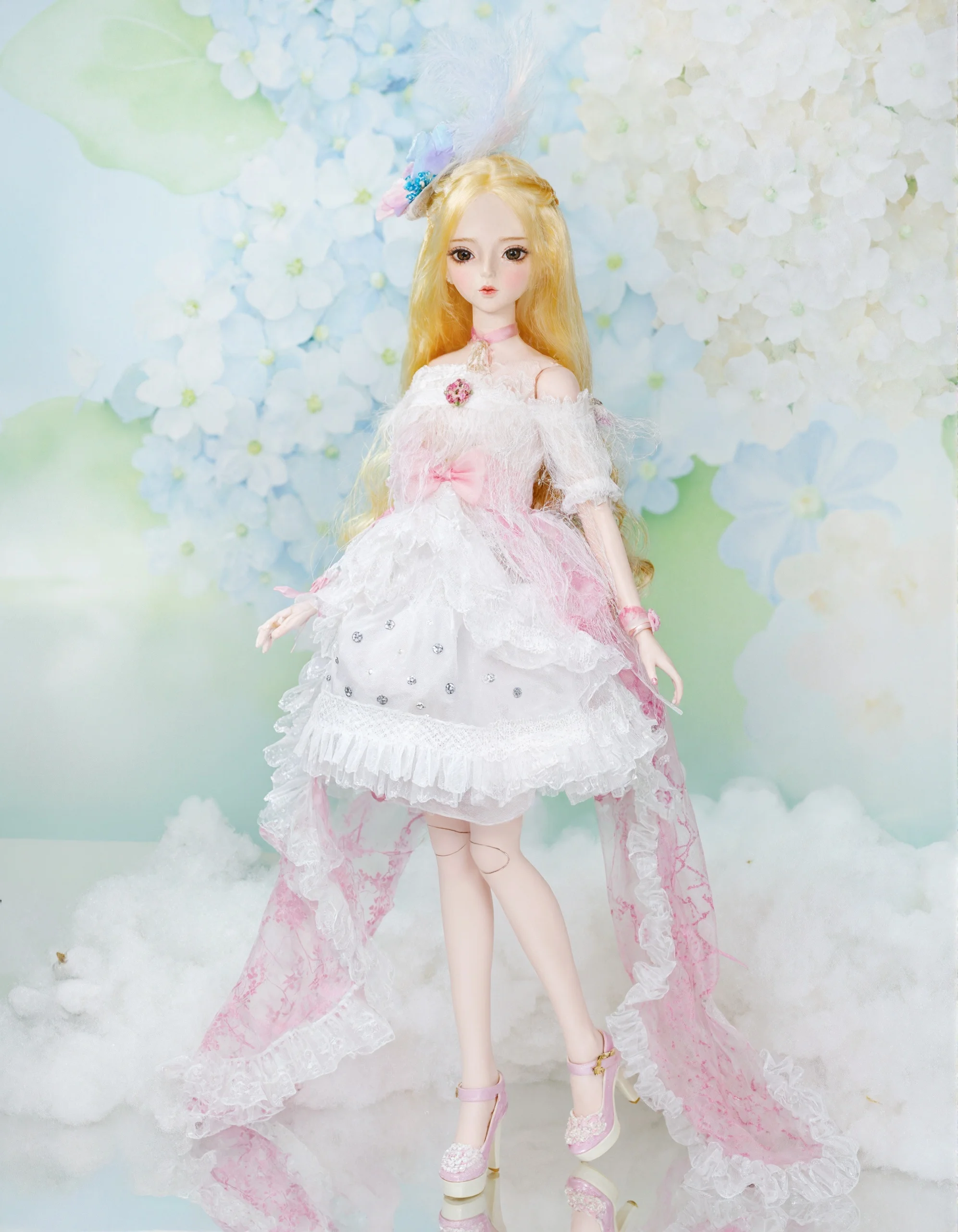 DBS doll 1/3 BJD Dream Fairy Mechanical Joint Body Including Random Matching Wig Eyes Clothes Shoes AI MSD SD Kit Toy Gift