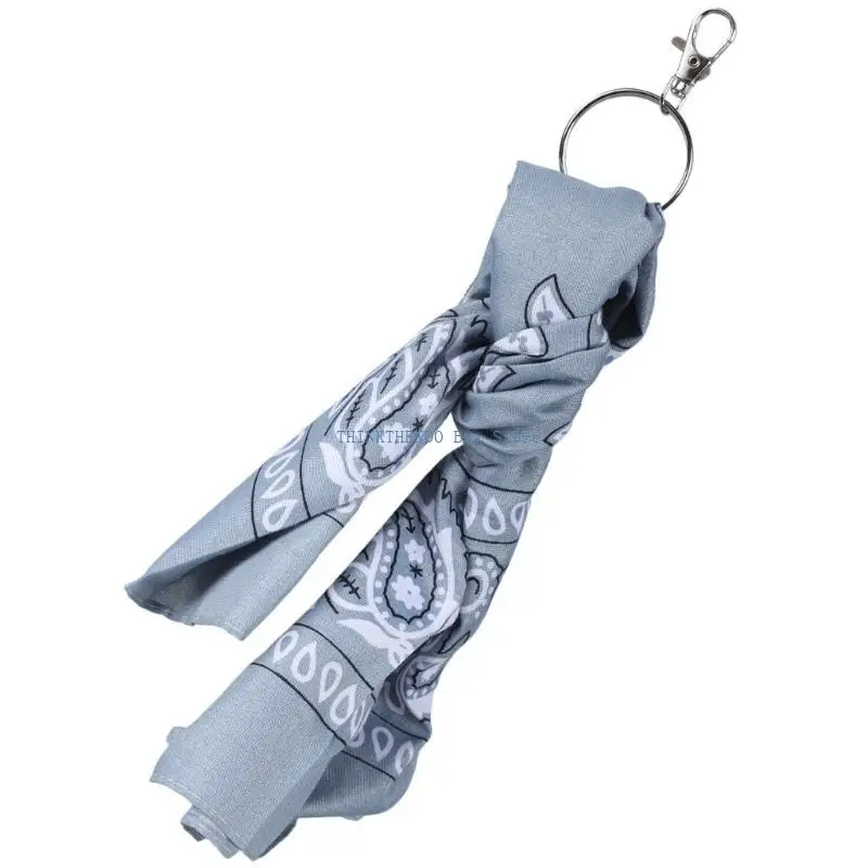 340D فريدة من نوعها طباعة الكاجو الخصر سلسلة مربعة وشاح مفتاح سلسلة سلاسل بانت المألوف