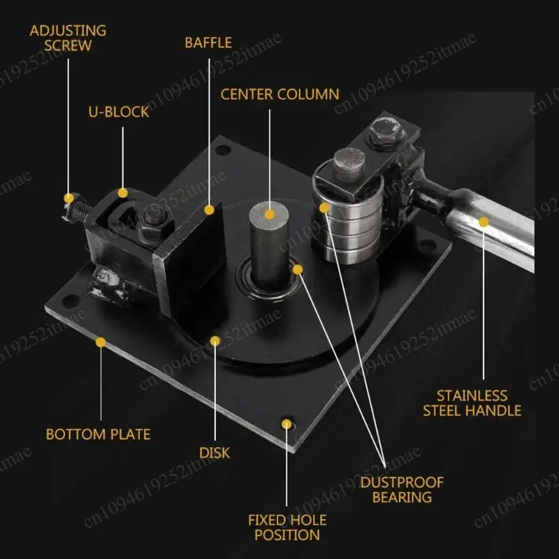 1mm-14mm携帯式手動鉄筋ベンダー建築用曲げ工具
