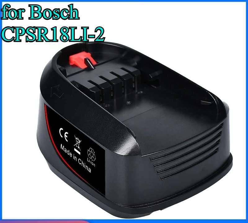 

Литиевая батарея 6000 мАч, 18 В для Bosch CPSR18LI-2, замена большой емкости для очистителя 2,0 Ач/4,0 Ач/6,0 Ач, двойная защита
