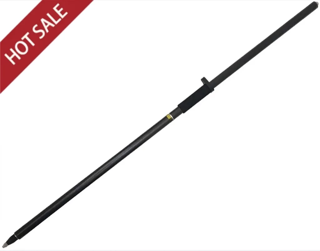 2 Sections 2M Carbon Fiber GPS Telescopic Rover Pole, For Land Surveying, Good Quality