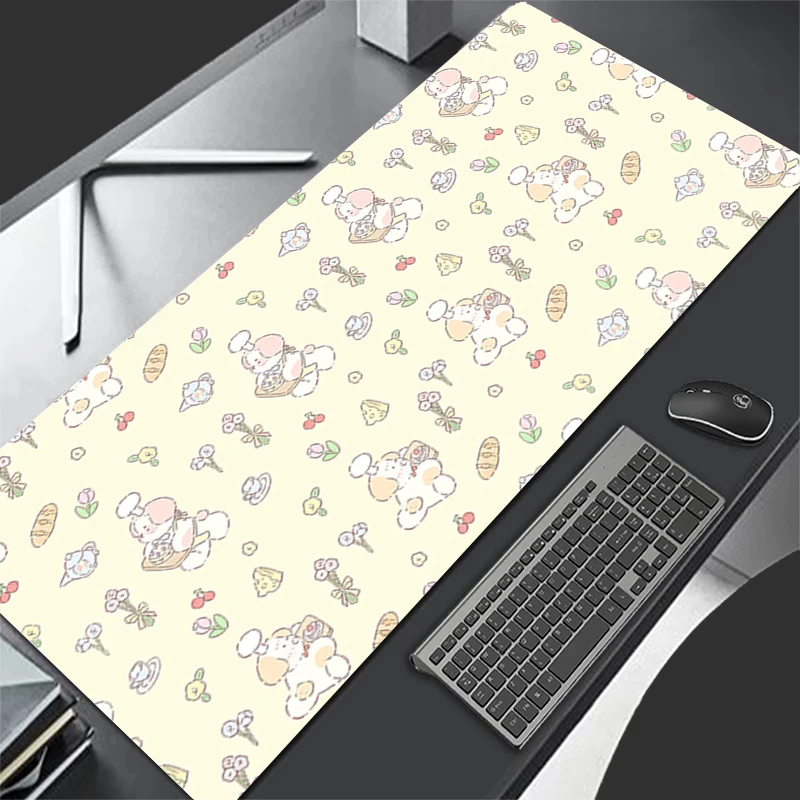 

Mousepad Pattern Game Pad Rubber HD Mouse Pad PC Accessories Desk Mat Bunny Rabbit Non Slip Office Table Mat Gamer Keyboard Pad