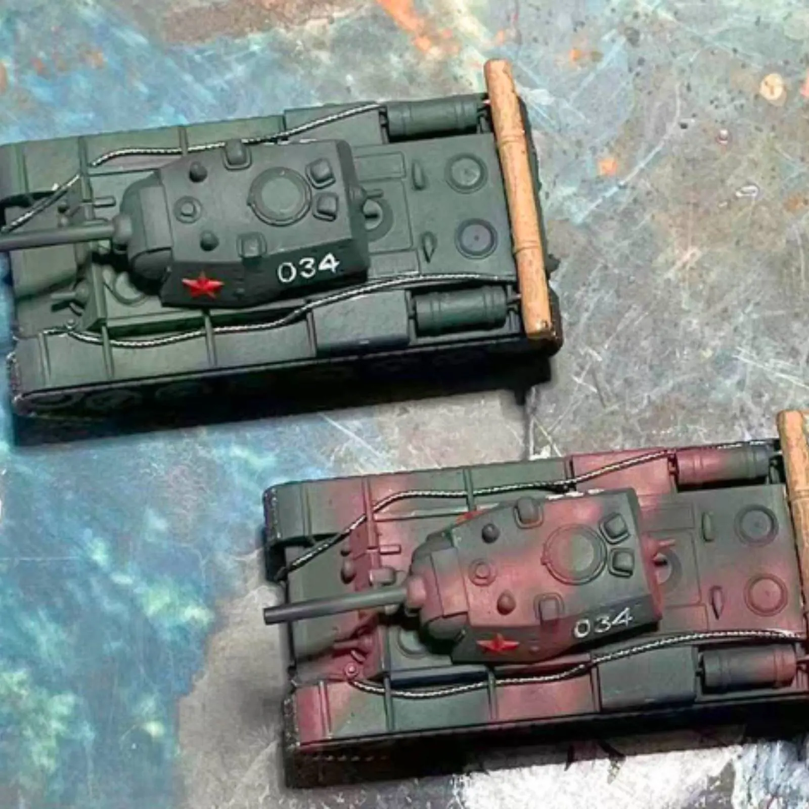 

Soviet KV-1 Armored Vehicle Model Highly Detailed 1/144 Scale Weighty Armored Vehicle Miniature Armored Vehicle Great