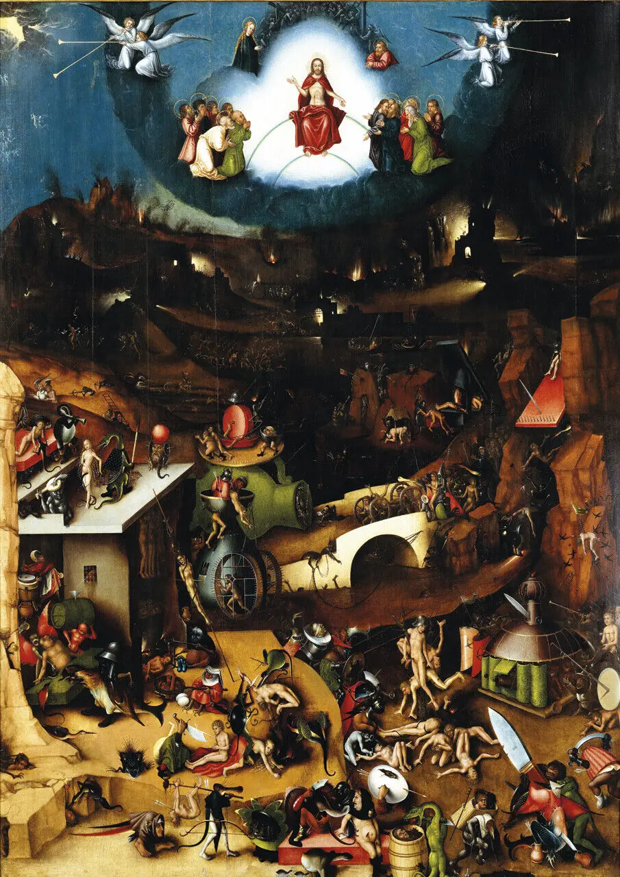 

The Last Judgement Art Picture Print Silk Poster, Home Wall Decor