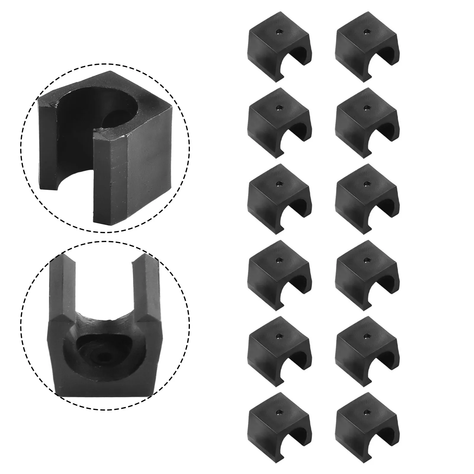 Clamp Hanger Clip Billiard Cue Holder Clips Hanger Clip Replacement Set Billiards Cue Rack Mounted Rack No Wooden