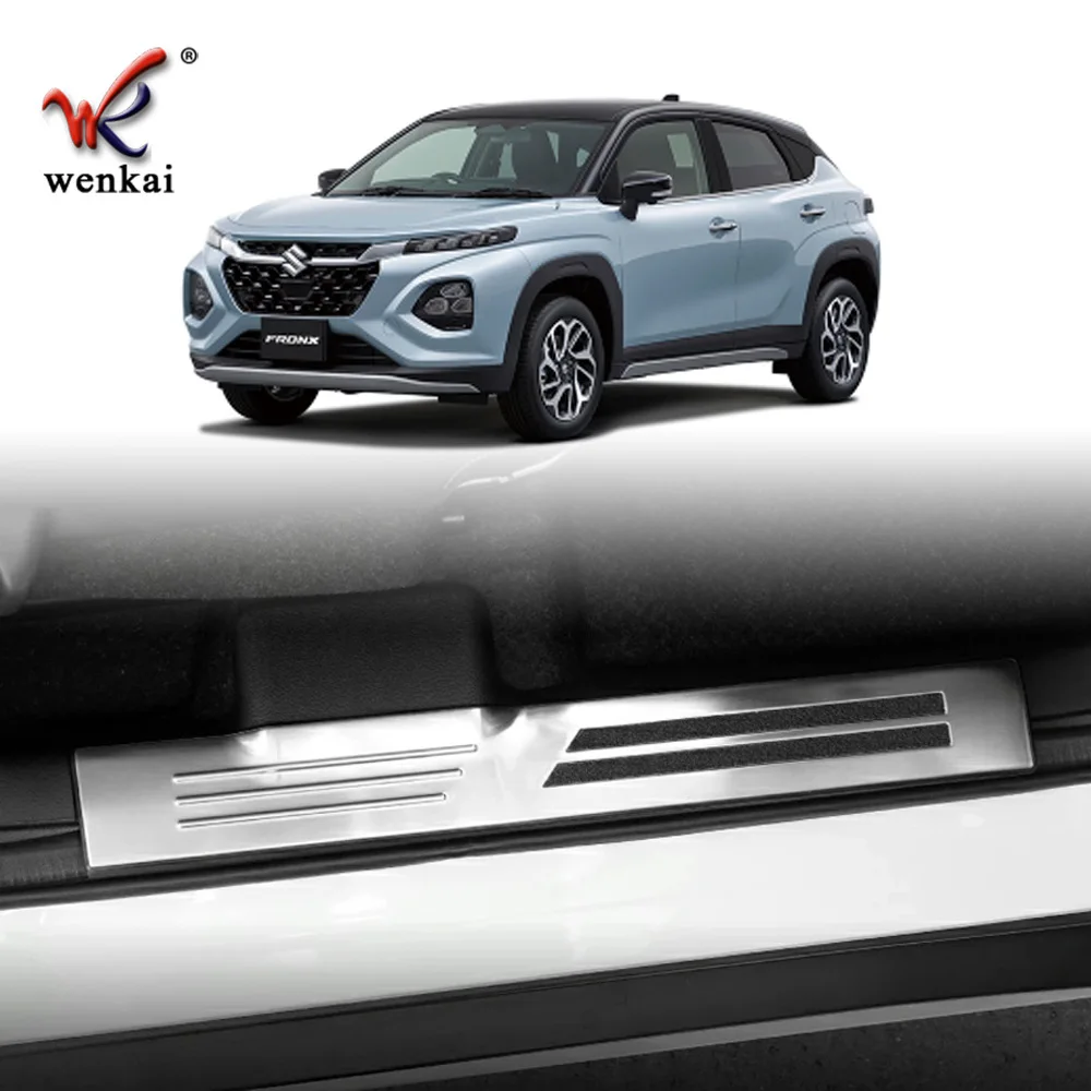 

Для Suzuki Fronx WDB3S WEB3S 2024 2025 2026 из нержавеющей стали, внешняя боковая дверь, педаль, защитная накладка, накладка, Стайлинг автомобиля