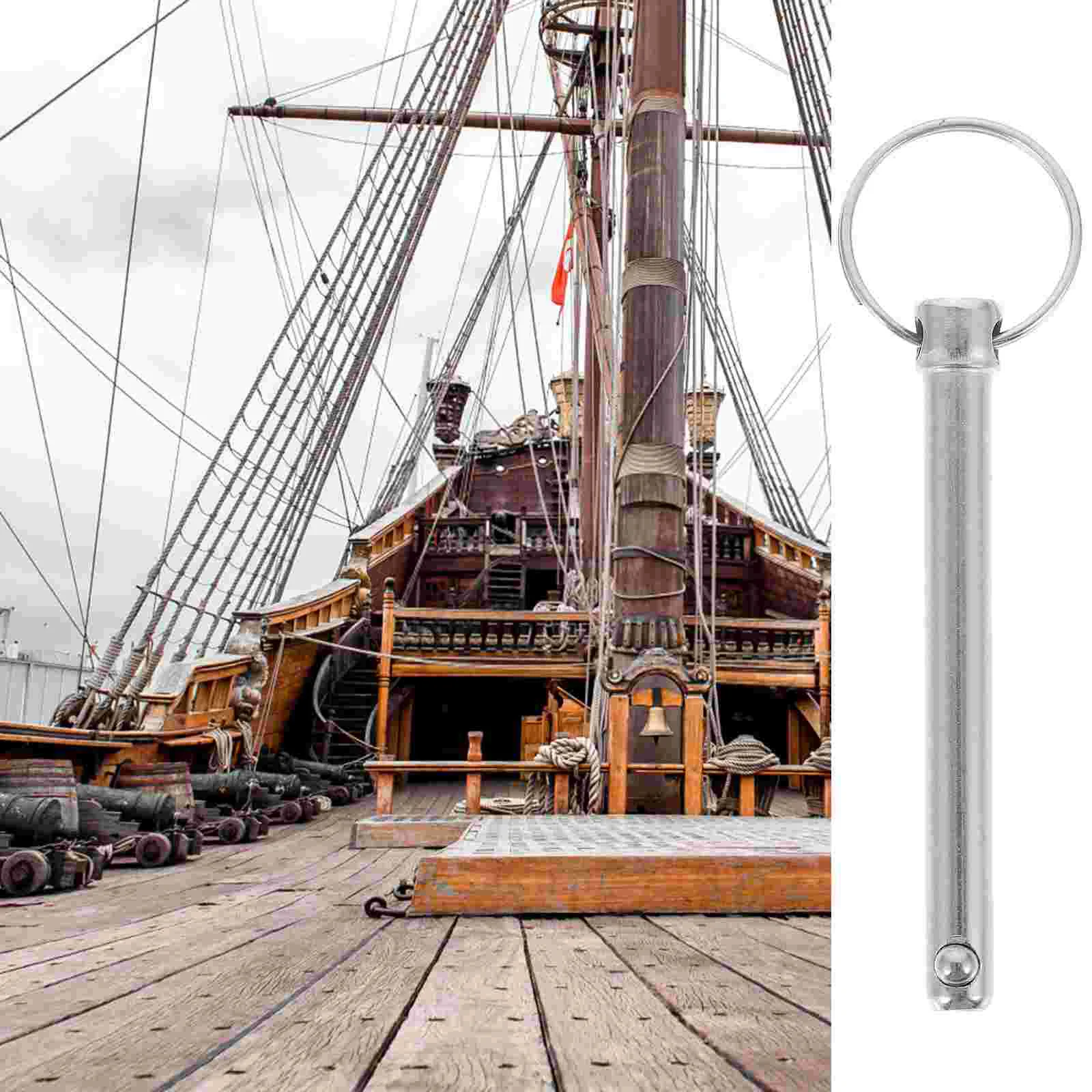 4 Pcs Quick Release Pin Portable Exquisite Coupler Connection Marine Convenient Safety Bimini Tops Carbon Steel Hardwares