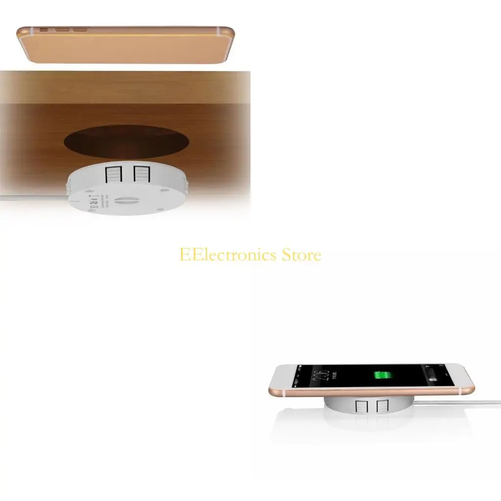 B03C Built in Desktop Wireless Desktop Furniture Embedded Fast Wireless Charging for Galaxy