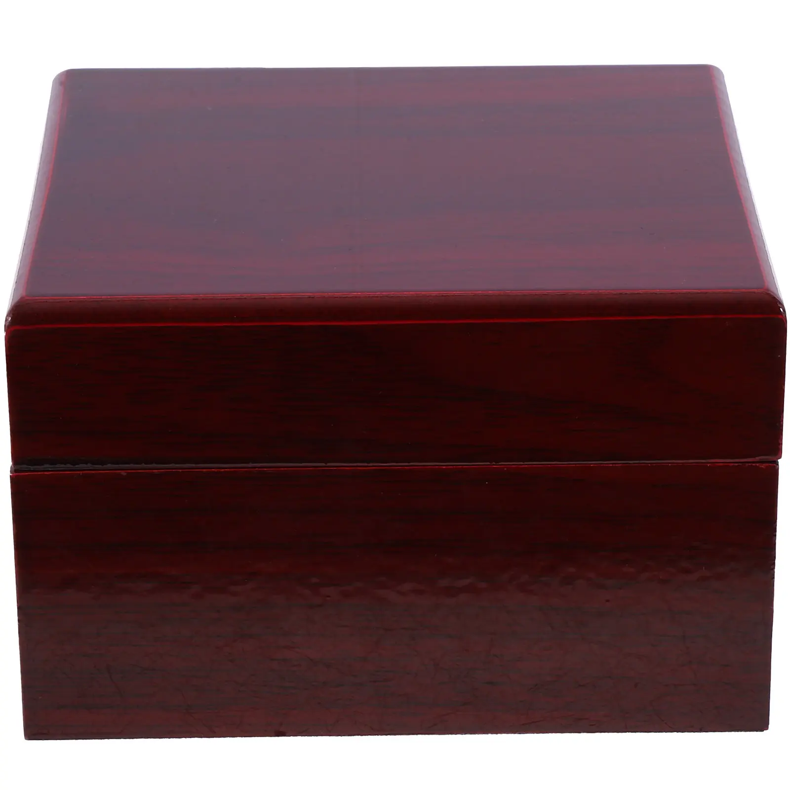 

Red Watch Storage Box Wooden Display Case Luxury Removable Pillow Holder for Watches Jewelry Bracelet Gift Watch Box for Storage