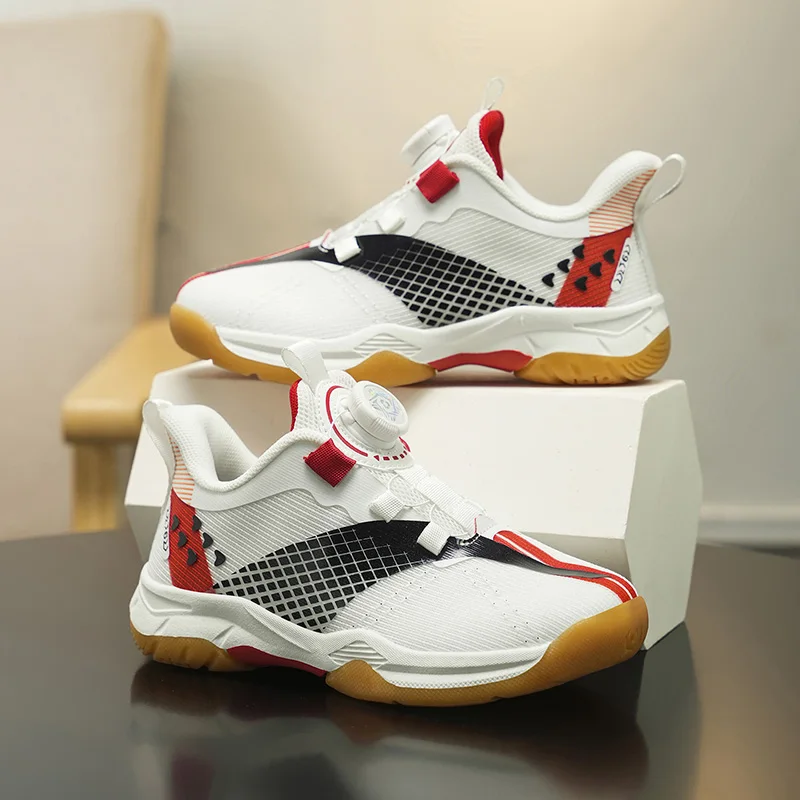 Kids Sneaker Boy Basketball Shoes Autumn Luxury New Design Non-slip Children Boys Running Tennis Sports Shoes
