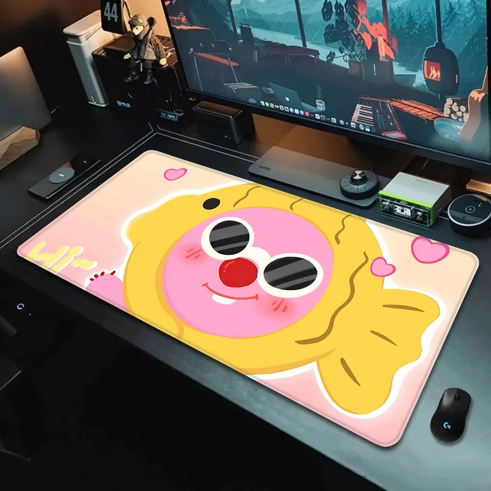 Hot Cartoon Cute Loopies Mousepad HD Printing Computer Gamers Locking Edge Non-slip Mouse Pad XXL90x40cm Keyboard PC Desk Pad