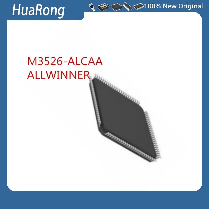 2PCS/LOT     M3526-ALCAA    M3526  ALCAAA      V3S    ALLWINNER      QFP128