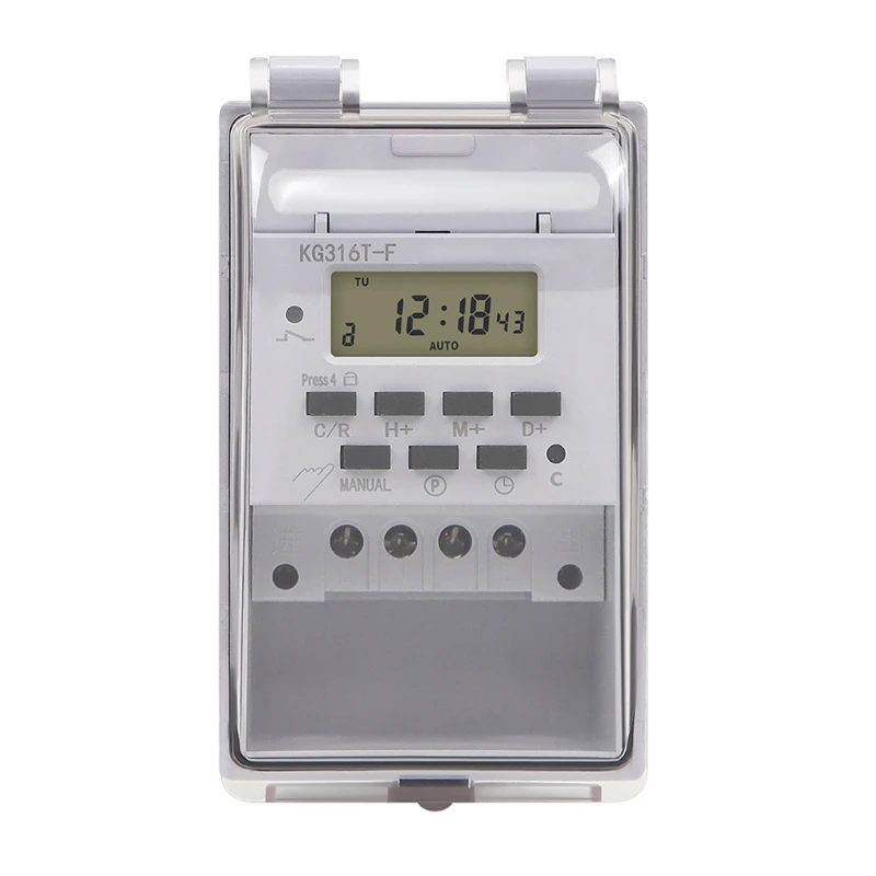 Programmable Digital Timer for Electrical, Indoor In Wall Light Timer Switches 220V 10Amp Electric Wall Timer for Appliances