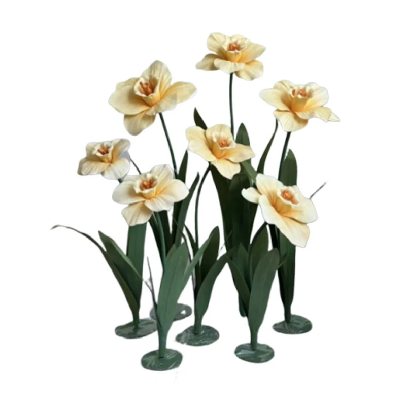 Giant paper decoration layout, landscaping scene window commercial simulation flower