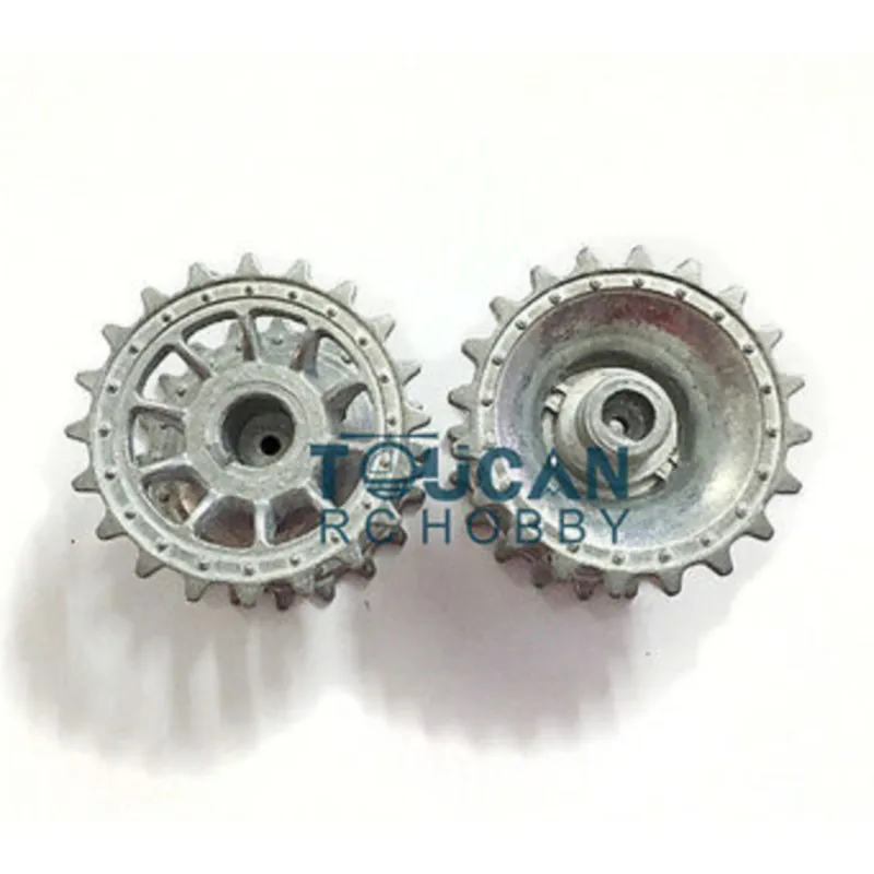 RC Metal Drive Wheel Sprockets for 1/16 Scale HENG LONG Tank Model Tiger 1 3818 German Panther V 3819 Parts TH00187