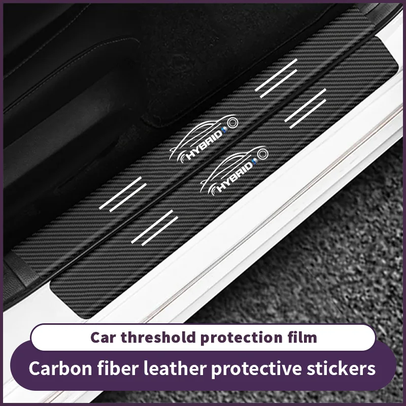 Car Door Sill Bar Hybrid Car Modification Door Pedal Anti Stepping Trunk Anti Scratch Protection Sticker