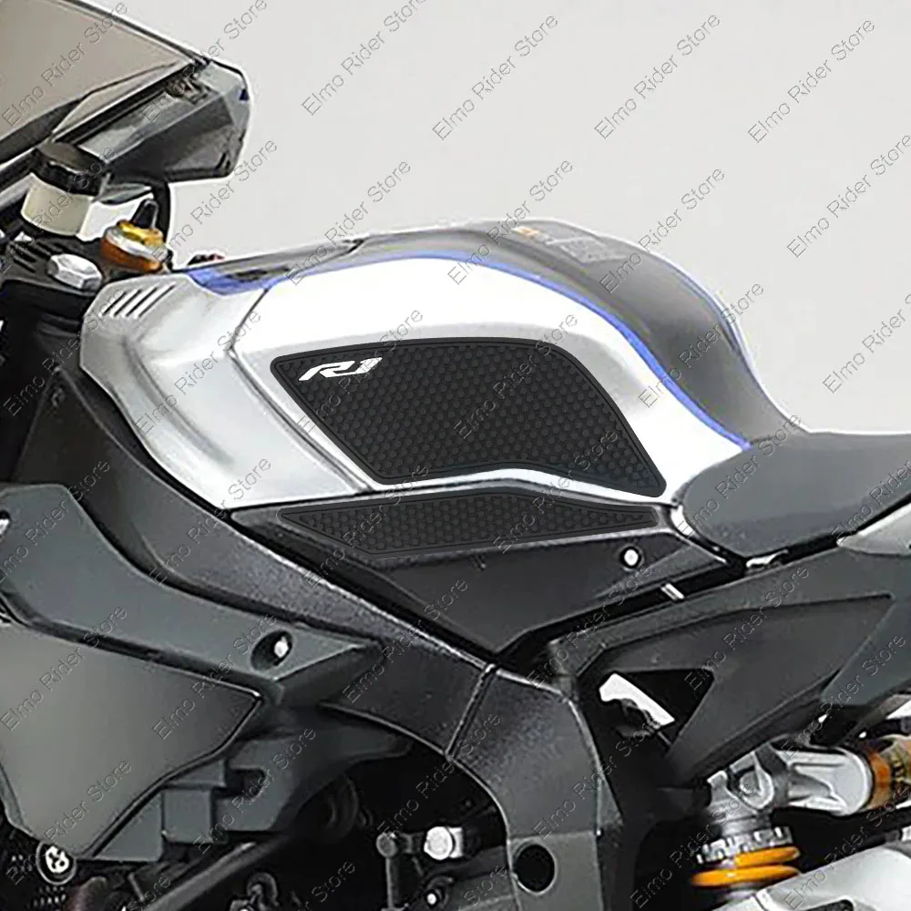 Para yamaha yzf r1 r1m yzfr1 YZF-R1 2015 - 2021 almofadas laterais do tanque de combustível da motocicleta protetor adesivos joelho aderência almofada de tração