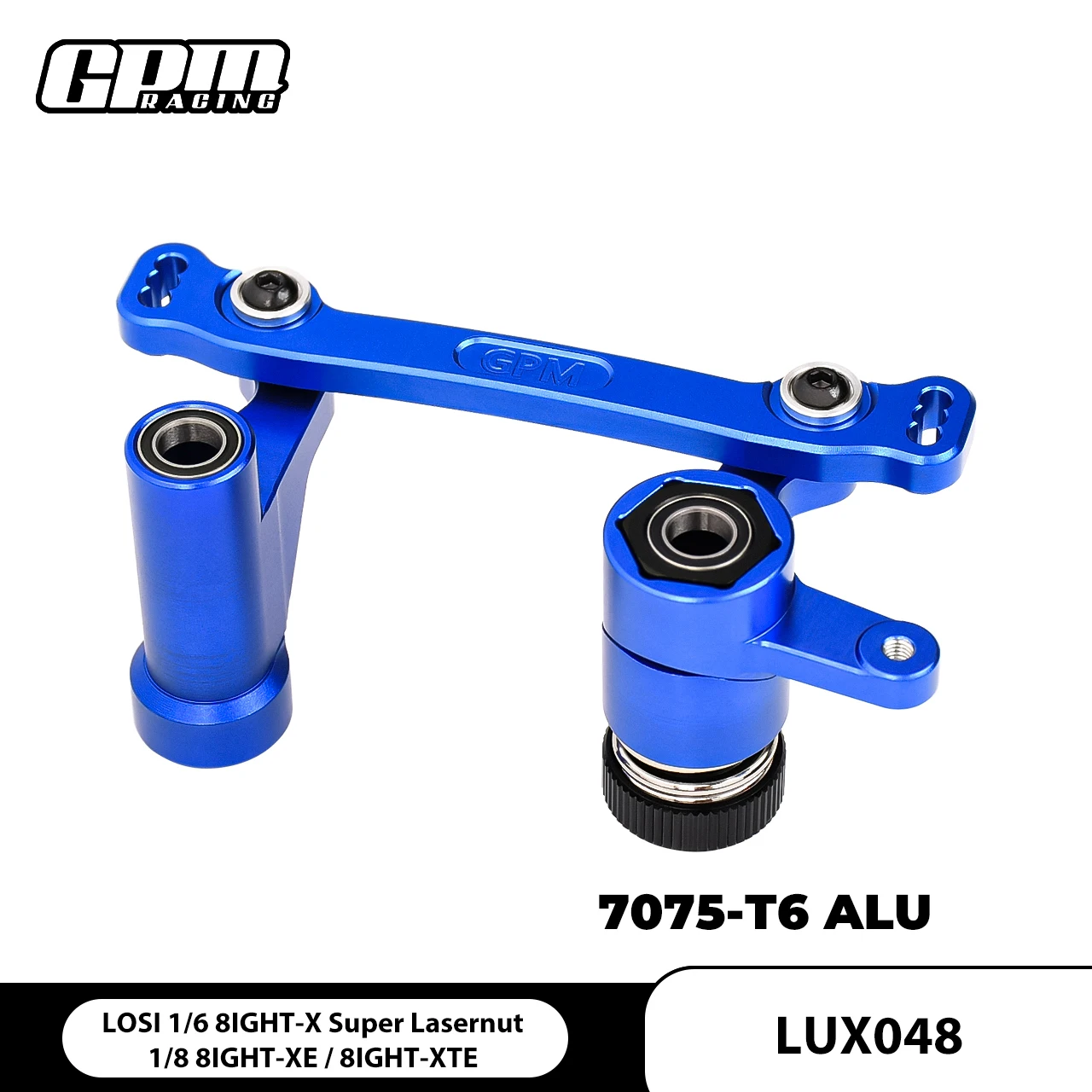 

GPM 7075 Alloy Steering Bellcrank Set For LOSI 1/6 8IGHT-X Lasernut 8XE 8XTE