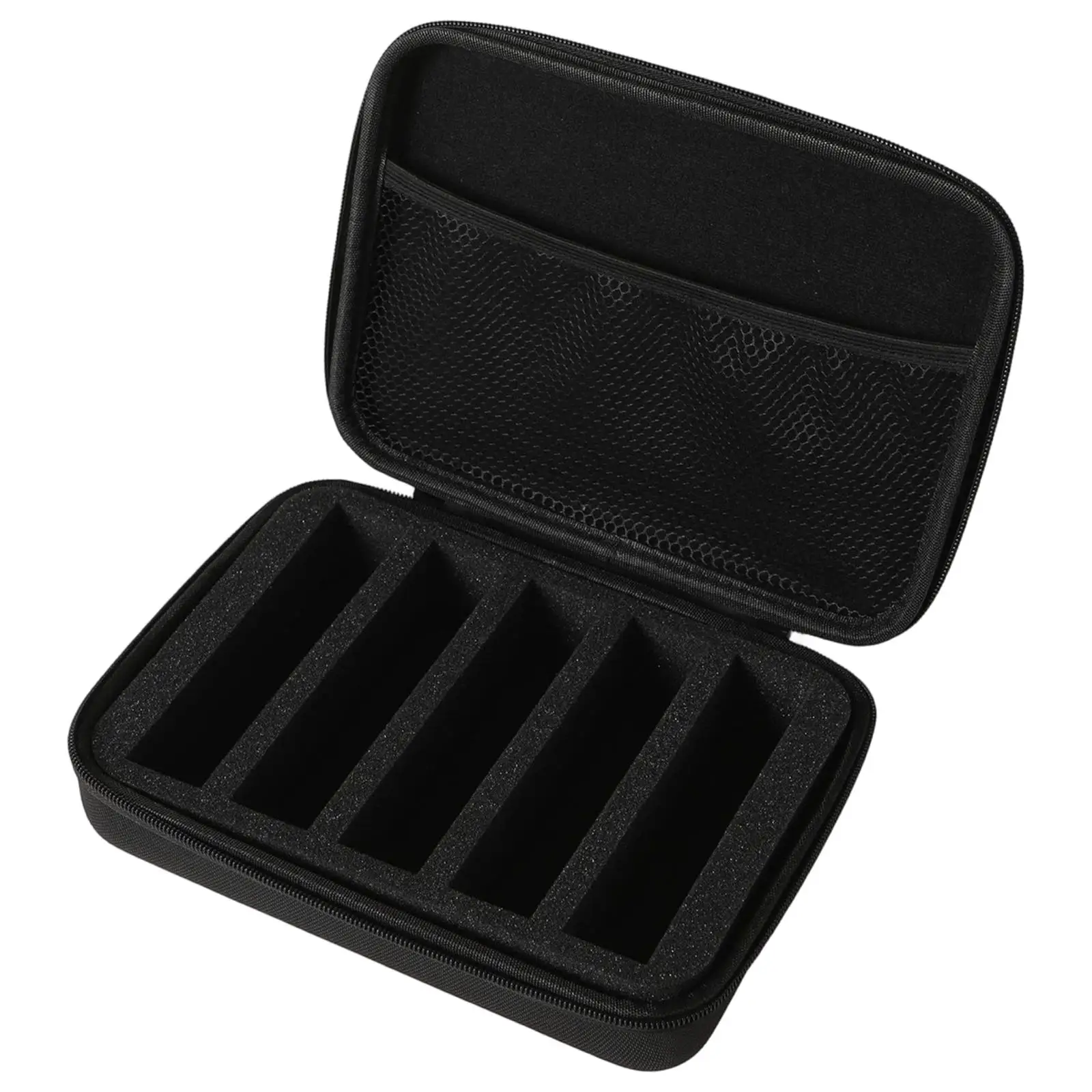 

Ящик для хранения очков, большой емкости, черный жесткий чехол из пенопласта EVA, портативный органайзер для нескольких солнцезащитных очков