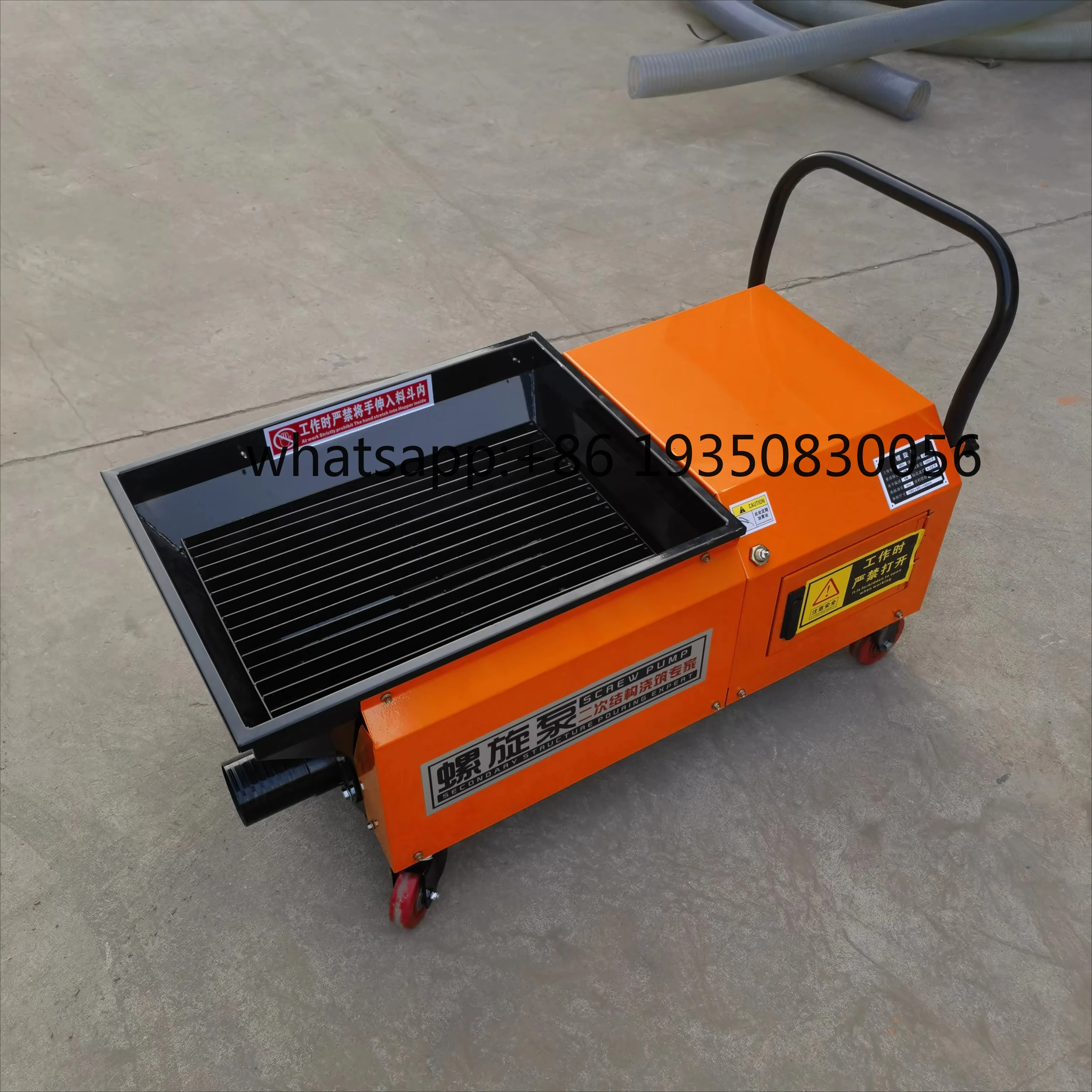 

New Small Portable 4-5m/h Productivity Small Concrete Pumps Low Price Customization Mini Electric Concrete Pump