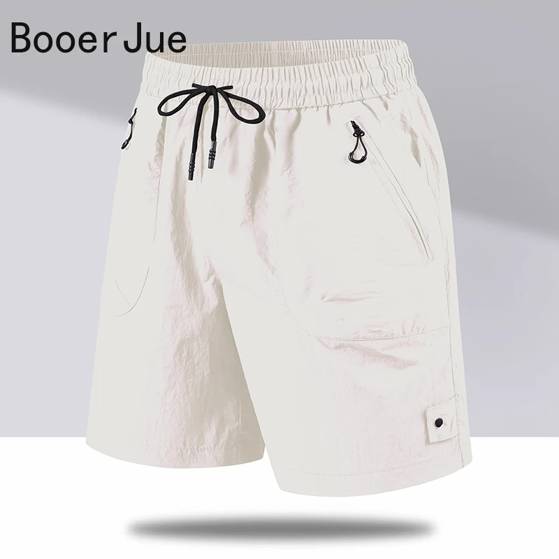 UPF50+ Summer Drawstring Men Casual Jogger Casual Classic Workout Gym Running Sports Lightweight UV Protection Quick-Dry Shorts view 5