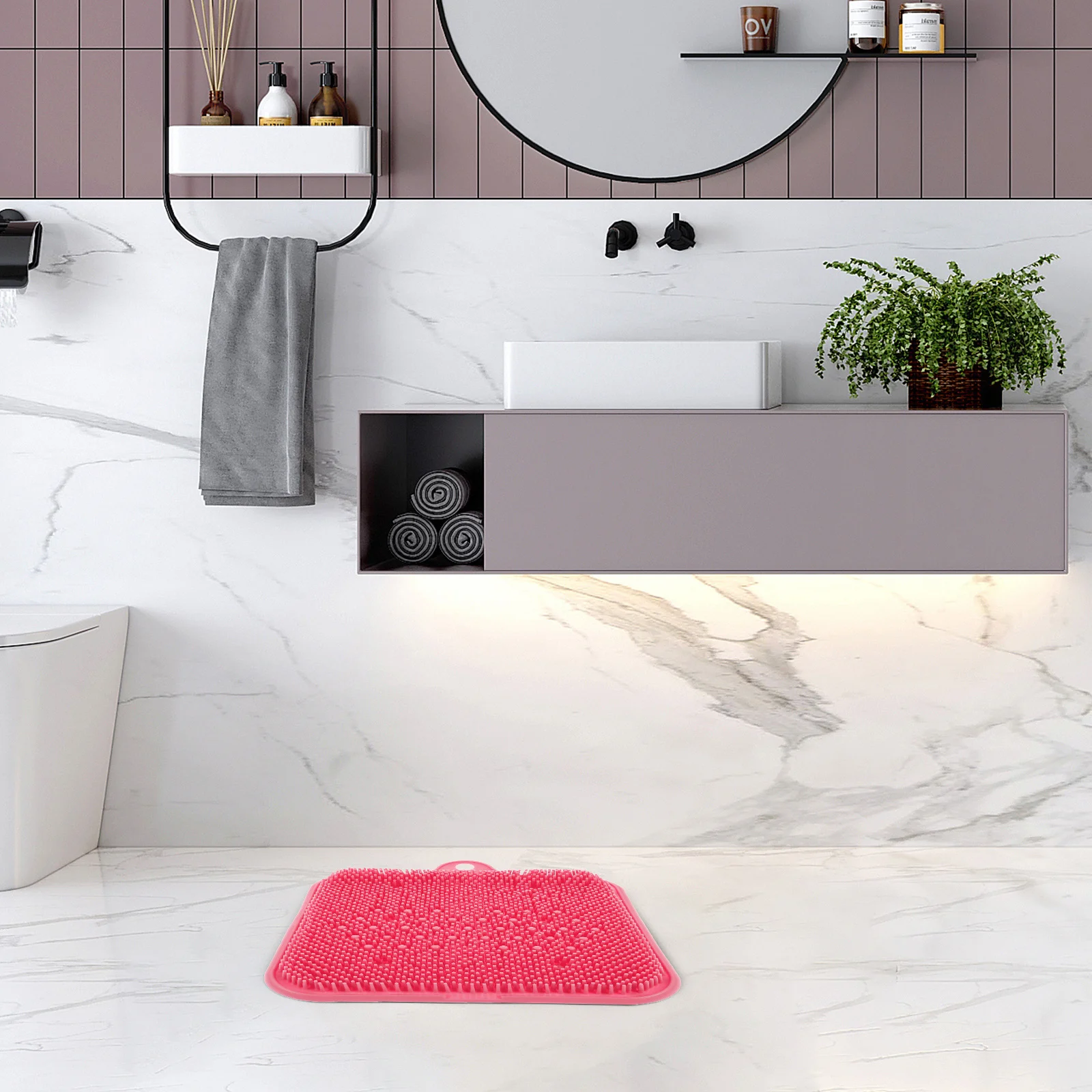 

1Pcs Foot Massage Pad Practical Durable Bathroom Cushion Dead Skin Remover for Pregnant Women and Elderly Massage Pad