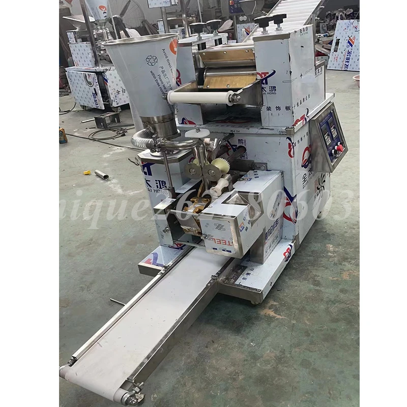 Commercial Automatic Dumpling Machine 220v Dumpling Imitation Hand-Made Machine Body Stainless Steel Material Pasta Machine