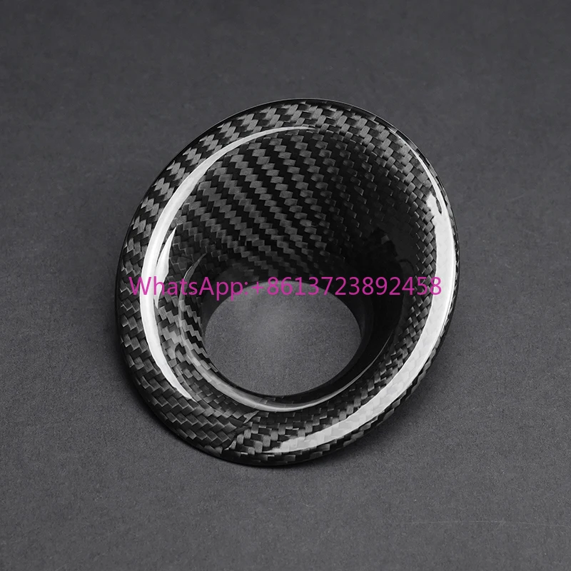 

ES Carbon Fiber Interior Accessories Front Left and Right Fog Light Trim Ring for Dodge Challenger 2015-2023