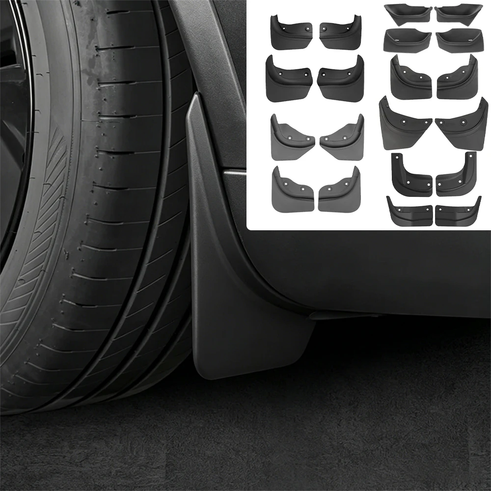 Mud Flaps Splash Guards For Tesla Model Y L Model Y Launch Juniper Model 3 Highland Front Rear Wheel Mudguard Guard Fender Cover