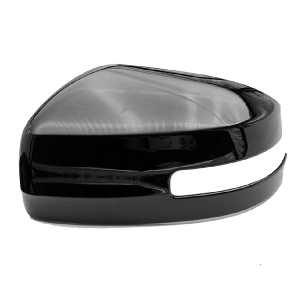 Car Glossy Black Rearview Side Glass Mirror Cover Trim Frame Mirror Caps for Nissan Dayz/ROOX Mitsubishi