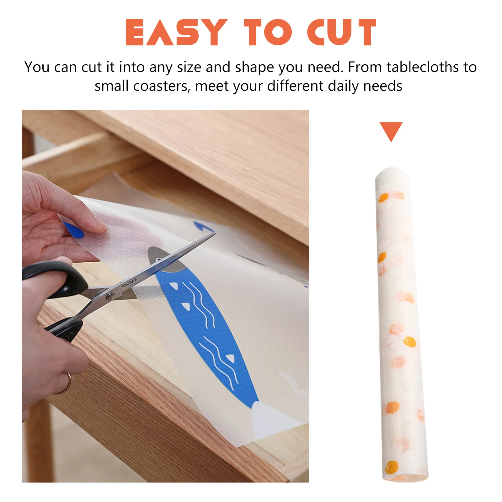 خزانة منزلية بطانة غير قابلة للانزلاق مقاوم للماء درج حصيرة كوتابل سميكة النفط واقية الرف بطانة متعددة الوظائف تخزين المطبخ #1